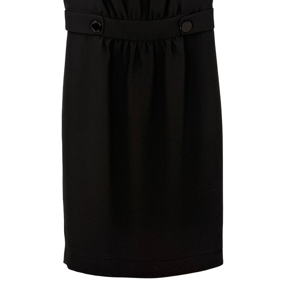 NWT Calvin Klein Black Cap Sleeve Sheath Dress | Quiet Luxury Business Corpcore - Picture 5 of 15